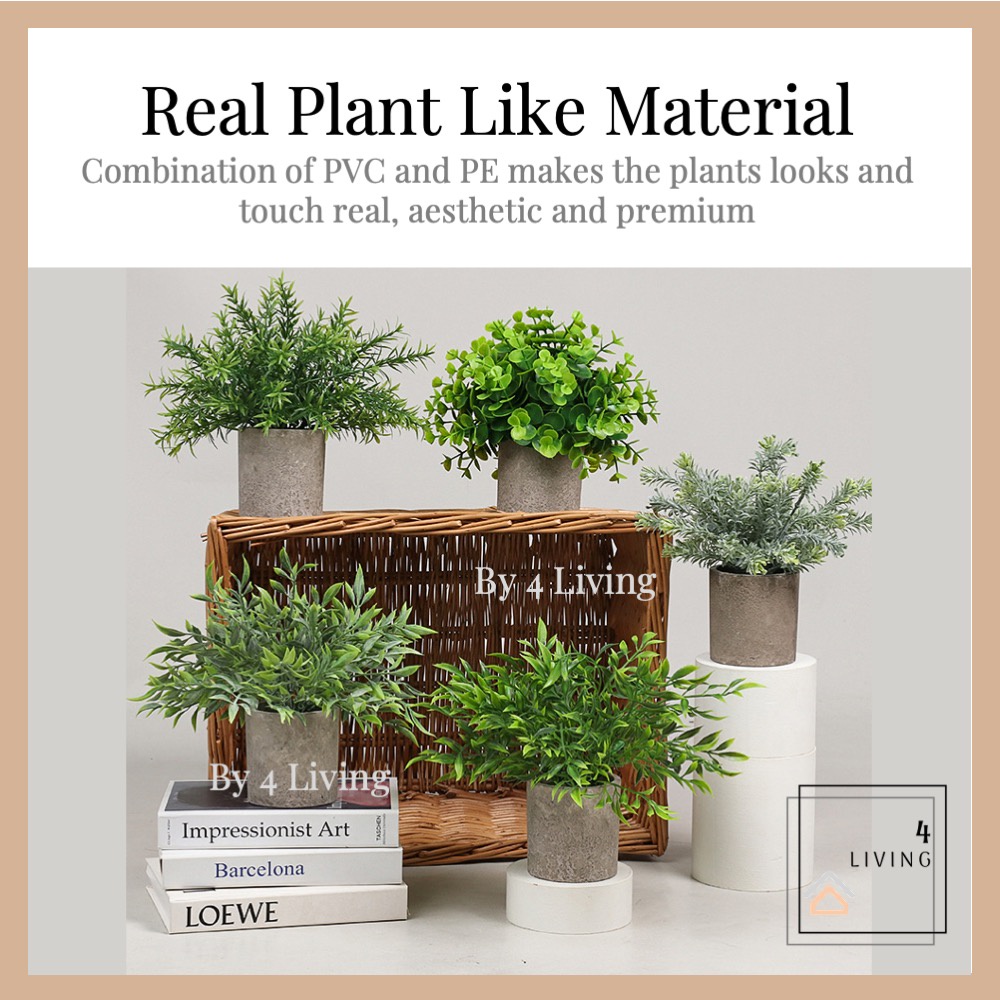 Pokok Artificial Plant Fake Plant Decoration Flower Pokok Hiasan Rumah Bonsai Artificial Leaf - [multiple options]
